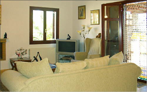 Sofa and TV corner